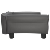 vidaXL Hondenmand Kunstleer Grijs (95x55x30 cm) - 34% Korting!