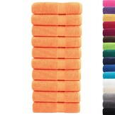 vidaXL Badhanddoeken SOLUND 10-pack - Oranje - 30% Korting