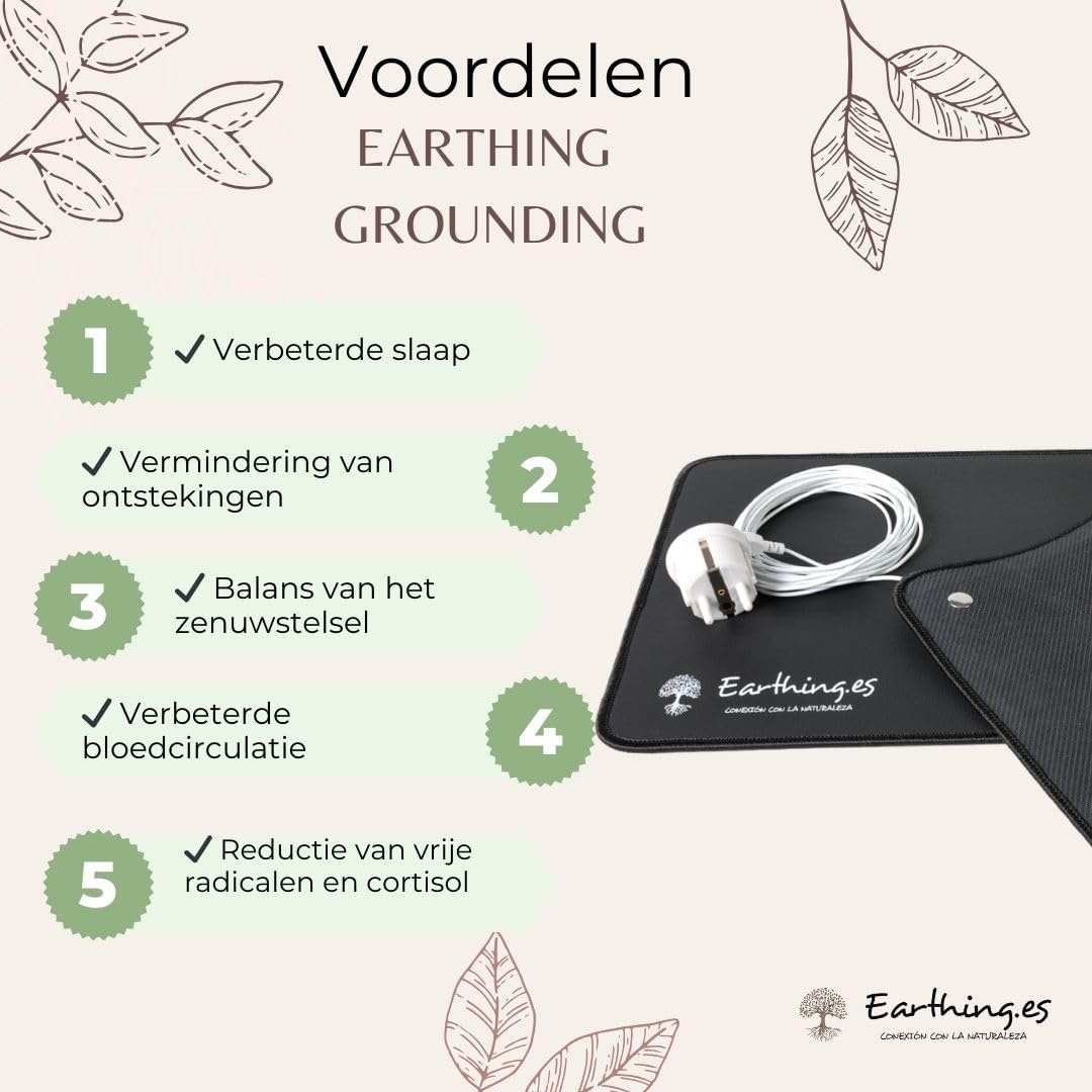Aardingsmat met 29% Korting | Stressvermindering & Verbeterde Slaap