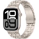 RVS Horlogeband Zwart-Goud voor Apple Watch (38-42mm) - 74% Korting