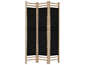 vidaXL Kamerscherm 3-delig Bamboe & Canvas - 34% Korting!