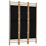 vidaXL Kamerscherm 3-delig Bamboe & Canvas - 34% Korting!