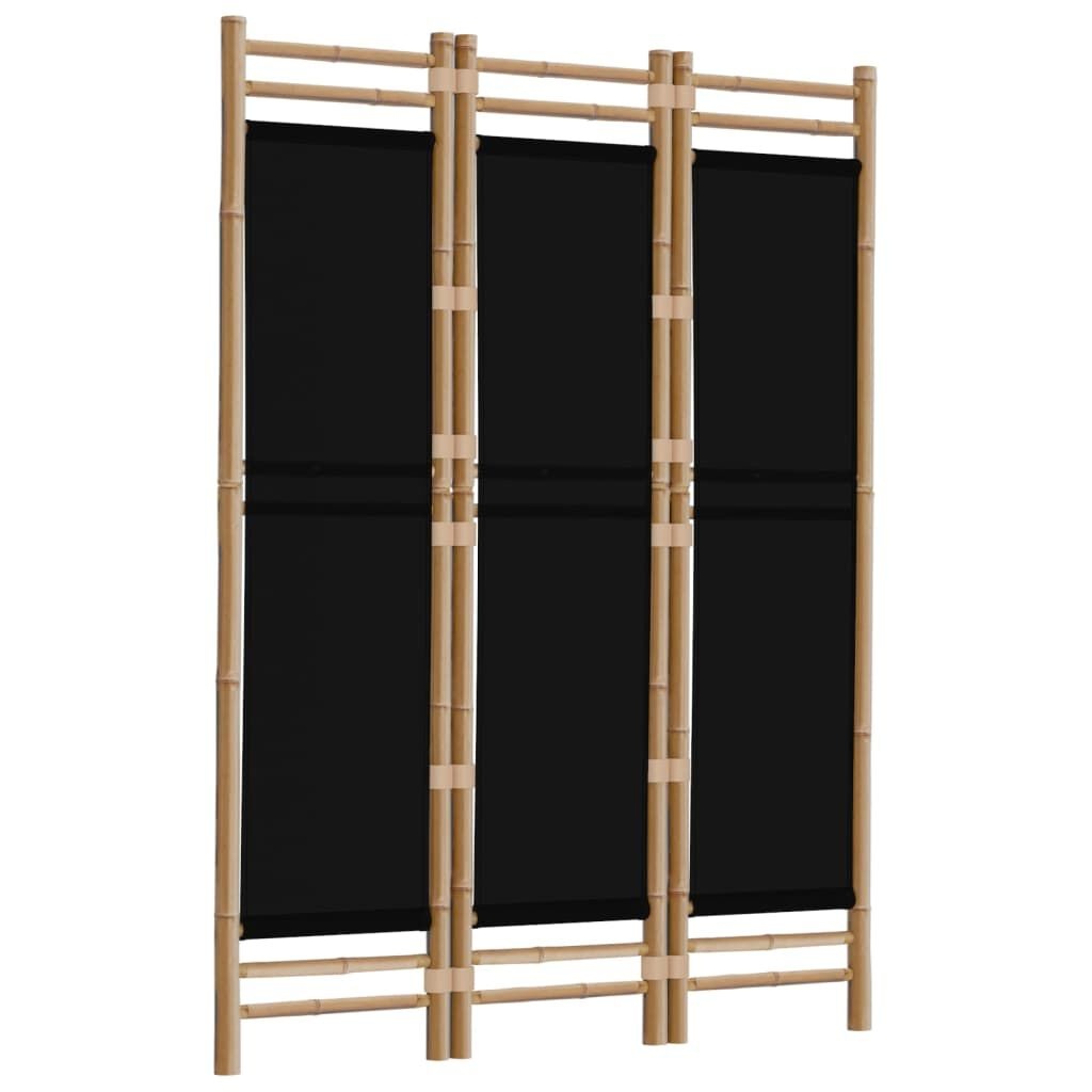 vidaXL Kamerscherm 3-delig Bamboe & Canvas - 34% Korting!