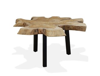 VidaXL Salontafel Teakhout 80x70x38 cm - 35% Korting