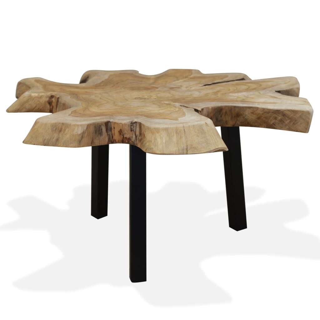 VidaXL Salontafel Teakhout 80x70x38 cm - 35% Korting