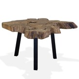 VidaXL Salontafel Teakhout 80x70x38 cm - 35% Korting