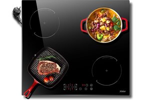 Inductiekookplaat 60cm Zwart - 4 Zones | 35% Korting!