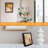 3D Fotolijst 14,5x19,5cm Zwart - 26% Korting!