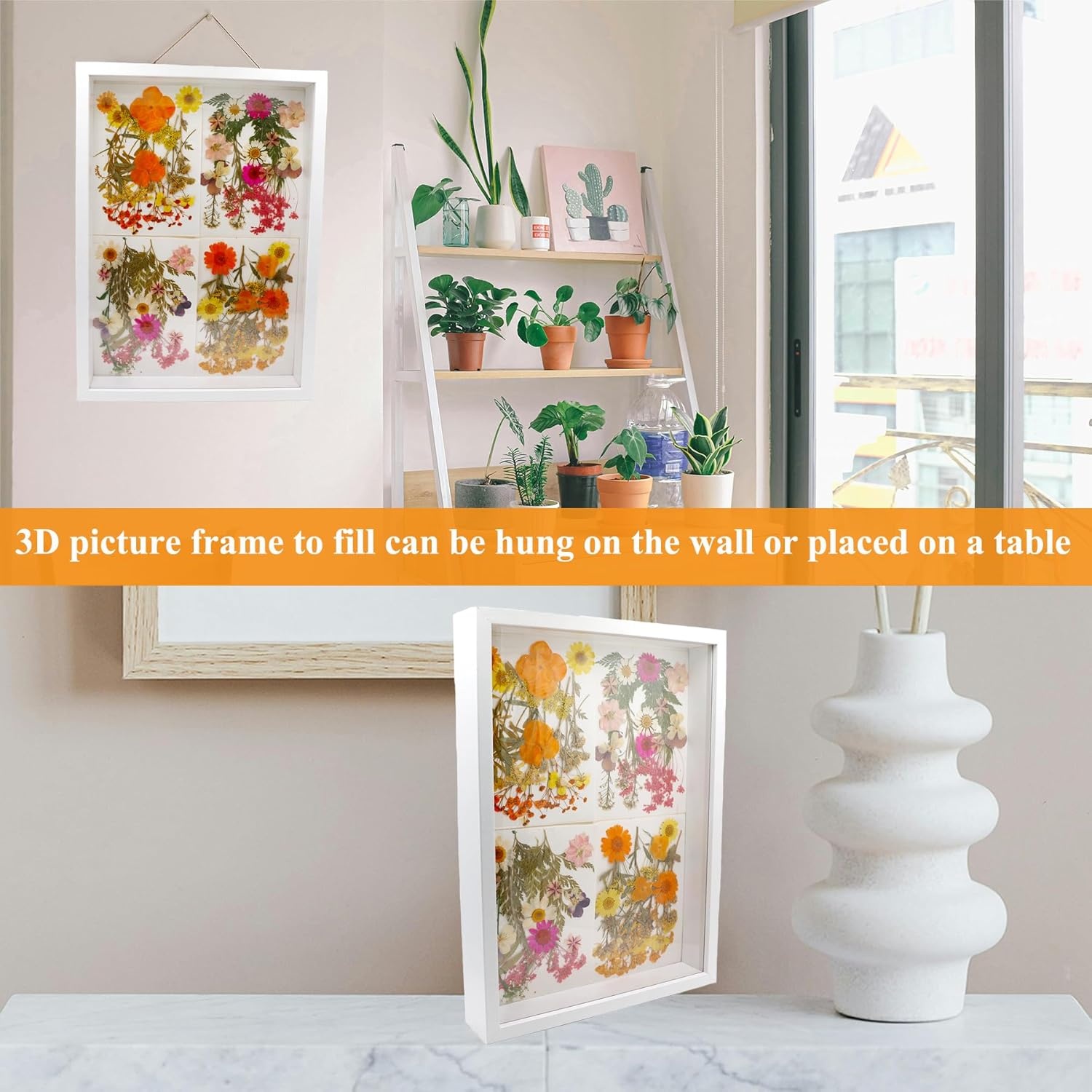 3D Fotolijst A4 Wit - Diepte 3cm | 26% Korting