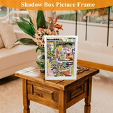 3D Fotolijst A4 Wit - Diepte 3cm | 26% Korting