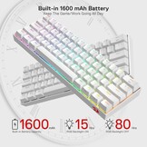 Redragon K530 Draconic Pro 60% Gaming Toetsenbord - 29% Korting!