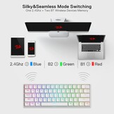 Redragon K530 Draconic Pro 60% Gaming Toetsenbord - 29% Korting!