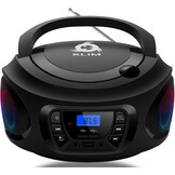Boombox CD & Bluetooth Speler - Zwart | 29% Korting