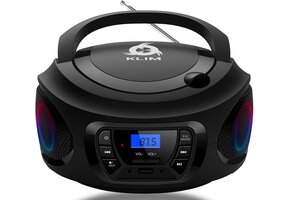Boombox CD & Bluetooth Speler - Zwart | 29% Korting