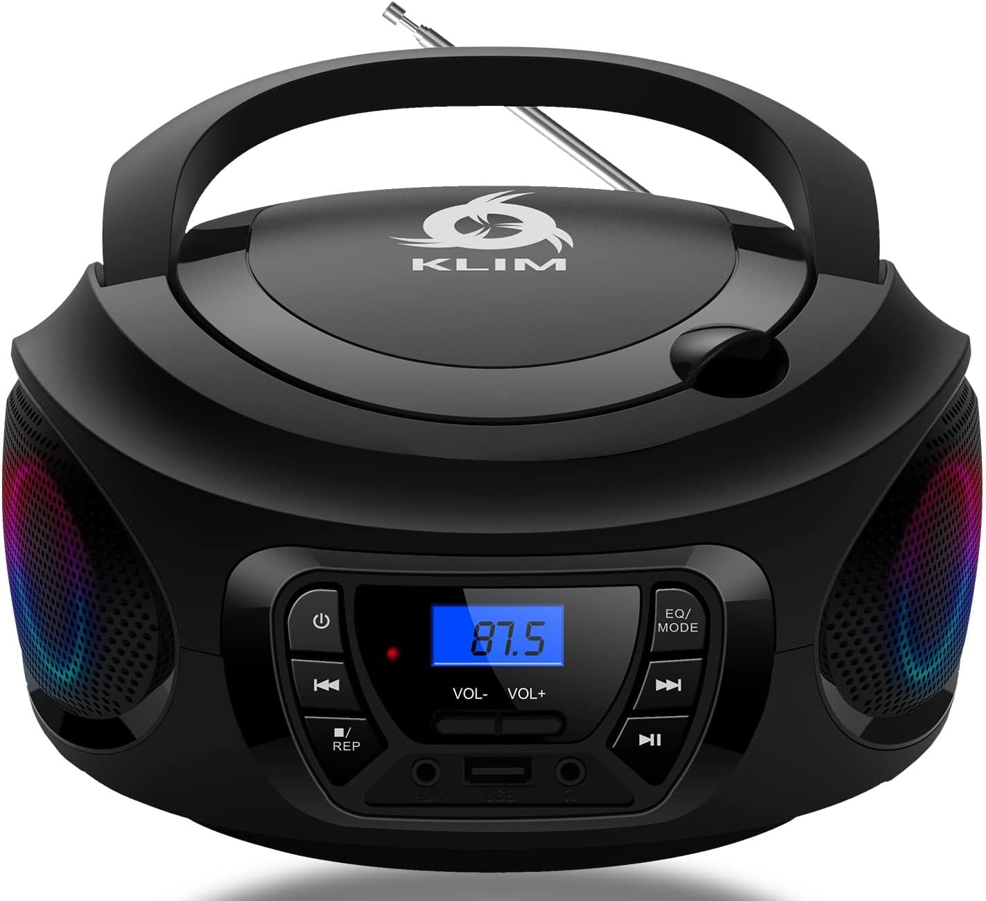 Boombox CD & Bluetooth Speler - Zwart | 29% Korting