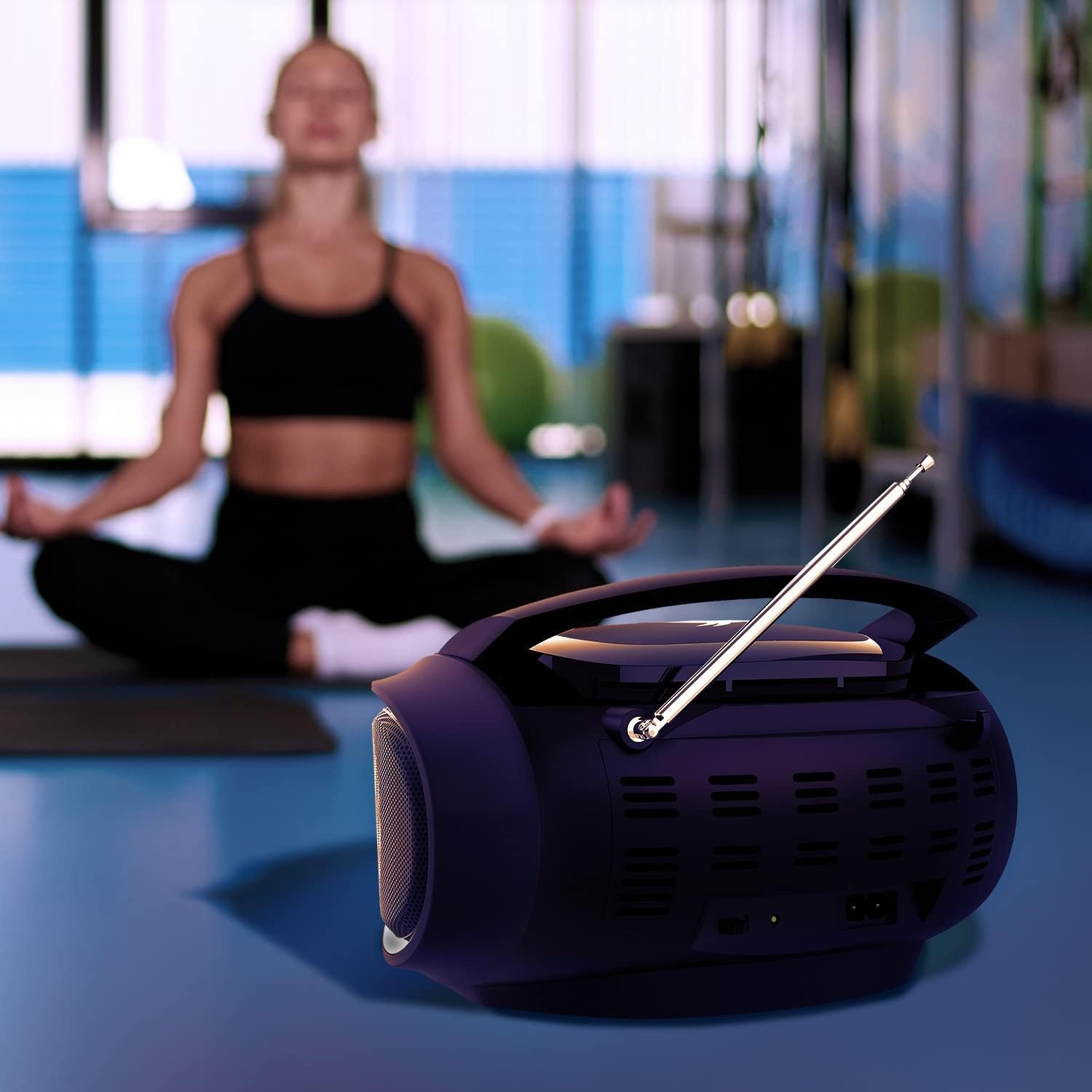 Boombox CD & Bluetooth Speler - Zwart | 29% Korting