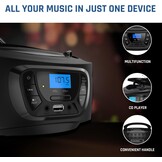 Boombox CD & Bluetooth Speler - Zwart | 29% Korting