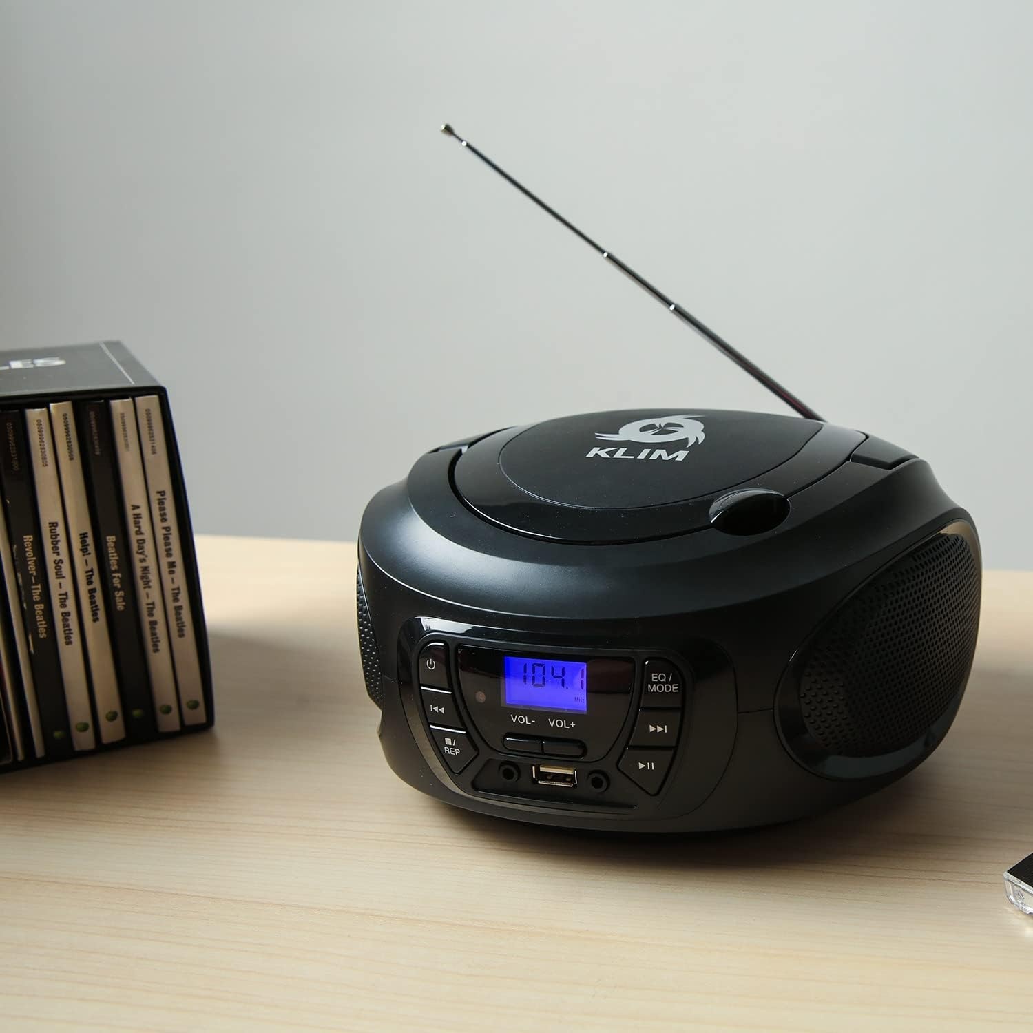 Boombox CD & Bluetooth Speler - Zwart | 29% Korting
