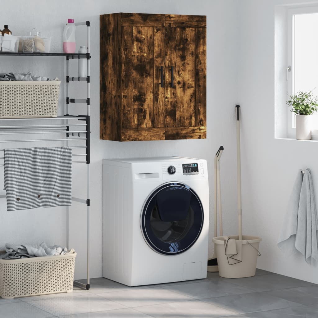 vidaXL Wandkast Gerookt Eiken - 34% Korting