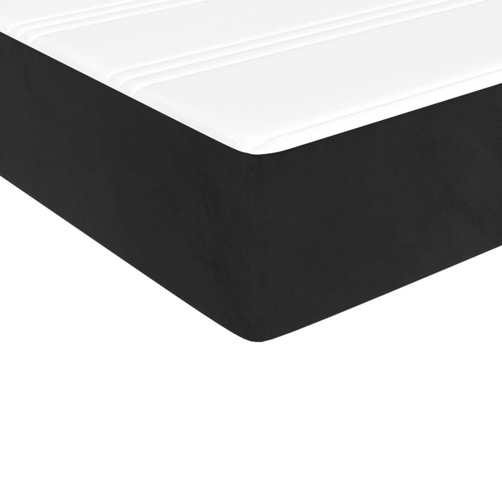 vidaXL Pocketveringmatras Zwart 140x200x20 cm - 35% Korting