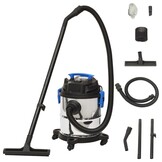 VidaXL Nat- en Droogzuiger 1200W 20L Zilver: 34% Korting!