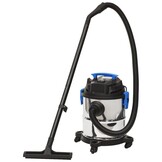 VidaXL Nat- en Droogzuiger 1200W 20L Zilver: 34% Korting!