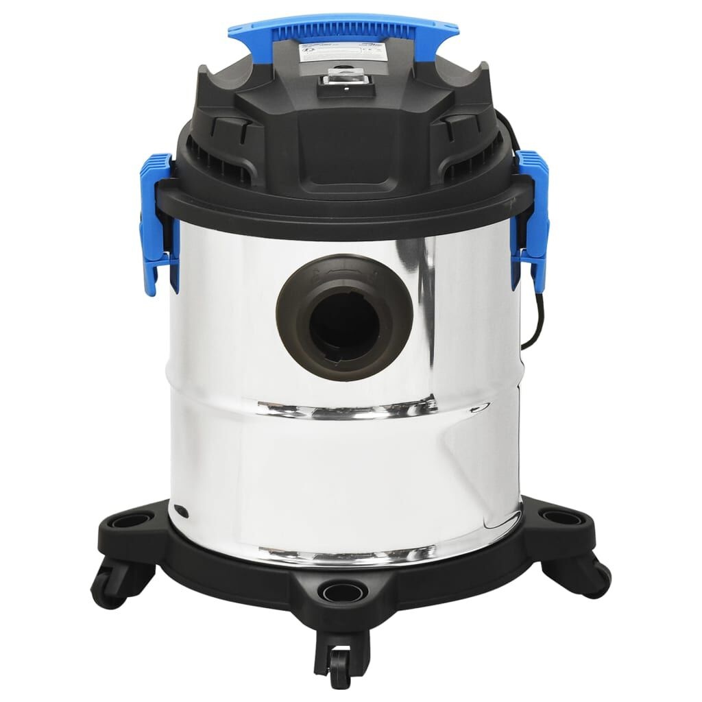 VidaXL Nat- en Droogzuiger 1200W 20L Zilver: 34% Korting!