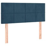 vidaXL Hoofdbord Fluweel Donkerblauw (75% korting)