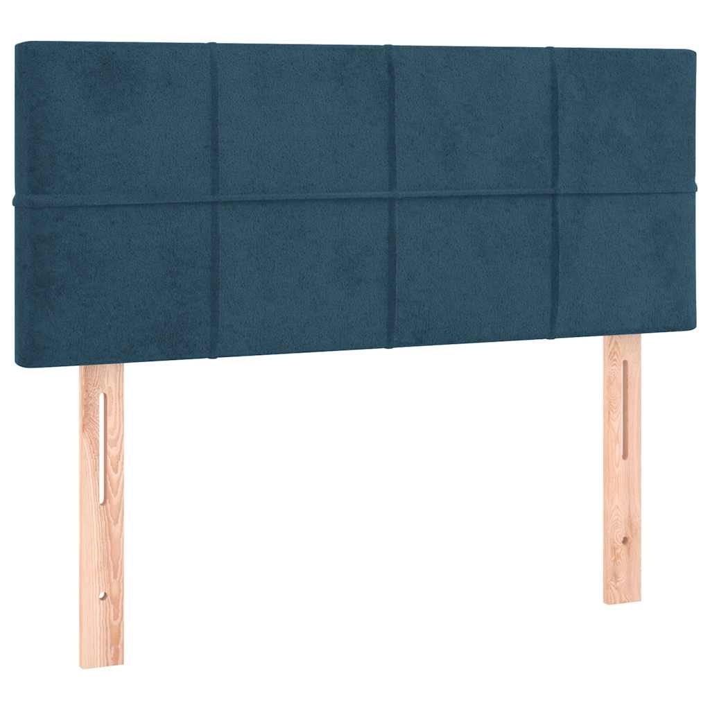 vidaXL Hoofdbord Fluweel Donkerblauw (75% korting)