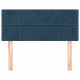 vidaXL Hoofdbord Fluweel Donkerblauw (75% korting)