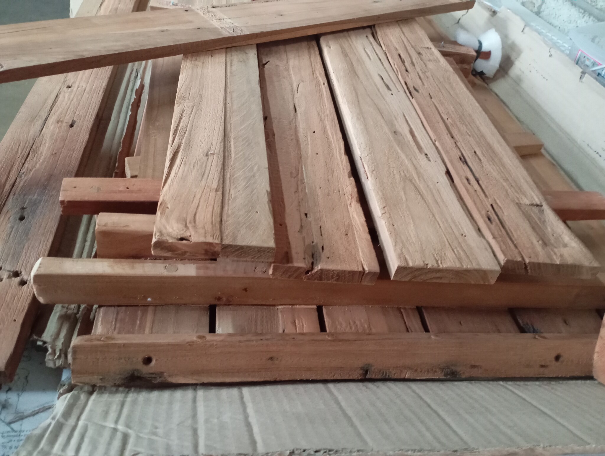 Geretourneerde Plantenbak 100x40x38cm Gerecycled Teakhout & Staal - 59% Korting!