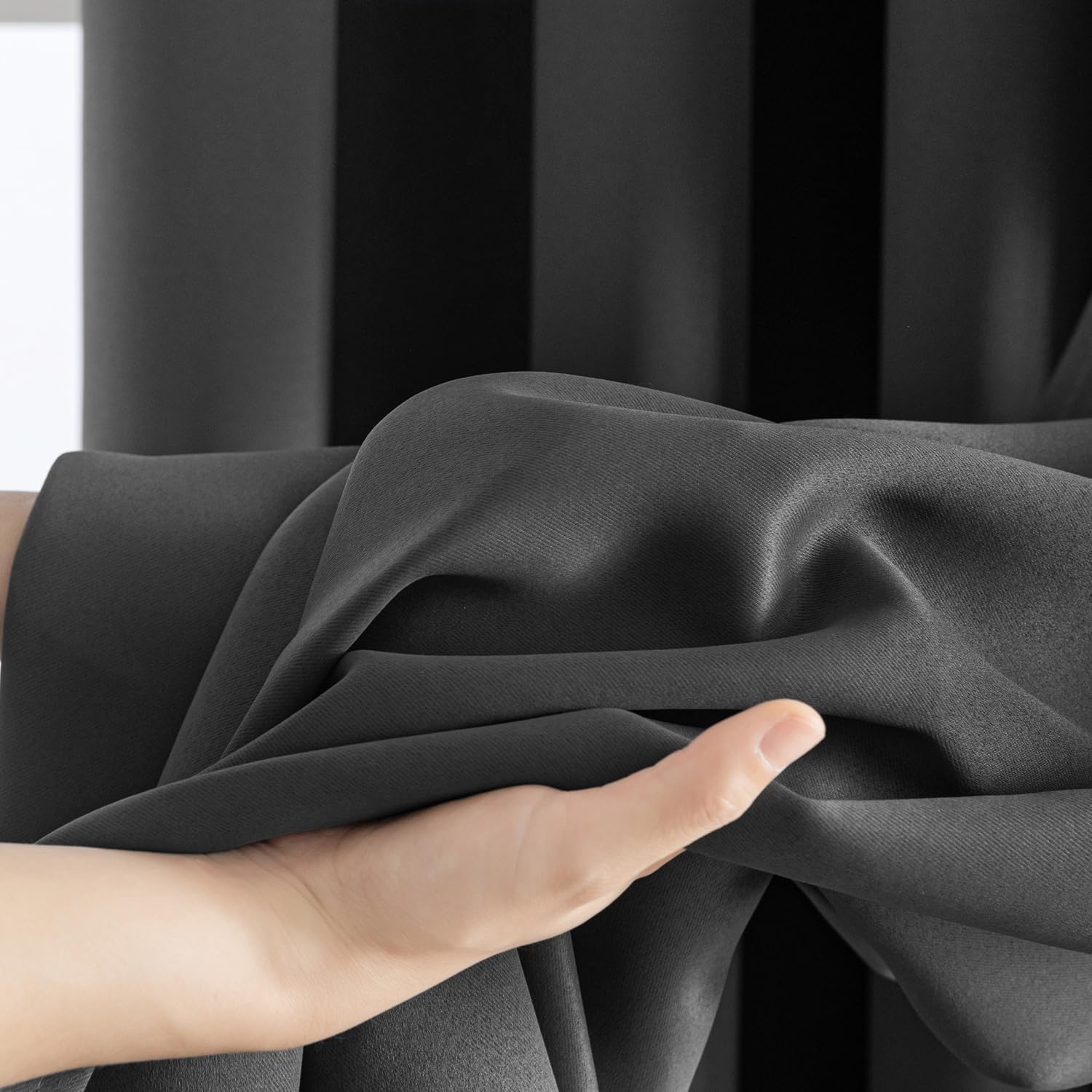 Grijze Verduisterende Gordijnen (2x) 140x280cm | 53% Korting
