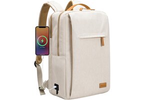Waterdichte Laptoprugzak 15,6" | Zakelijk | USB Wit | 78% Korting