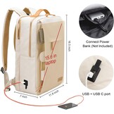Laptoprugzak 15,6" - Waterdicht, USB & Korting!