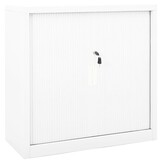 VidaXL Roldeurkast 90x40x90cm Wit - 55% Korting!
