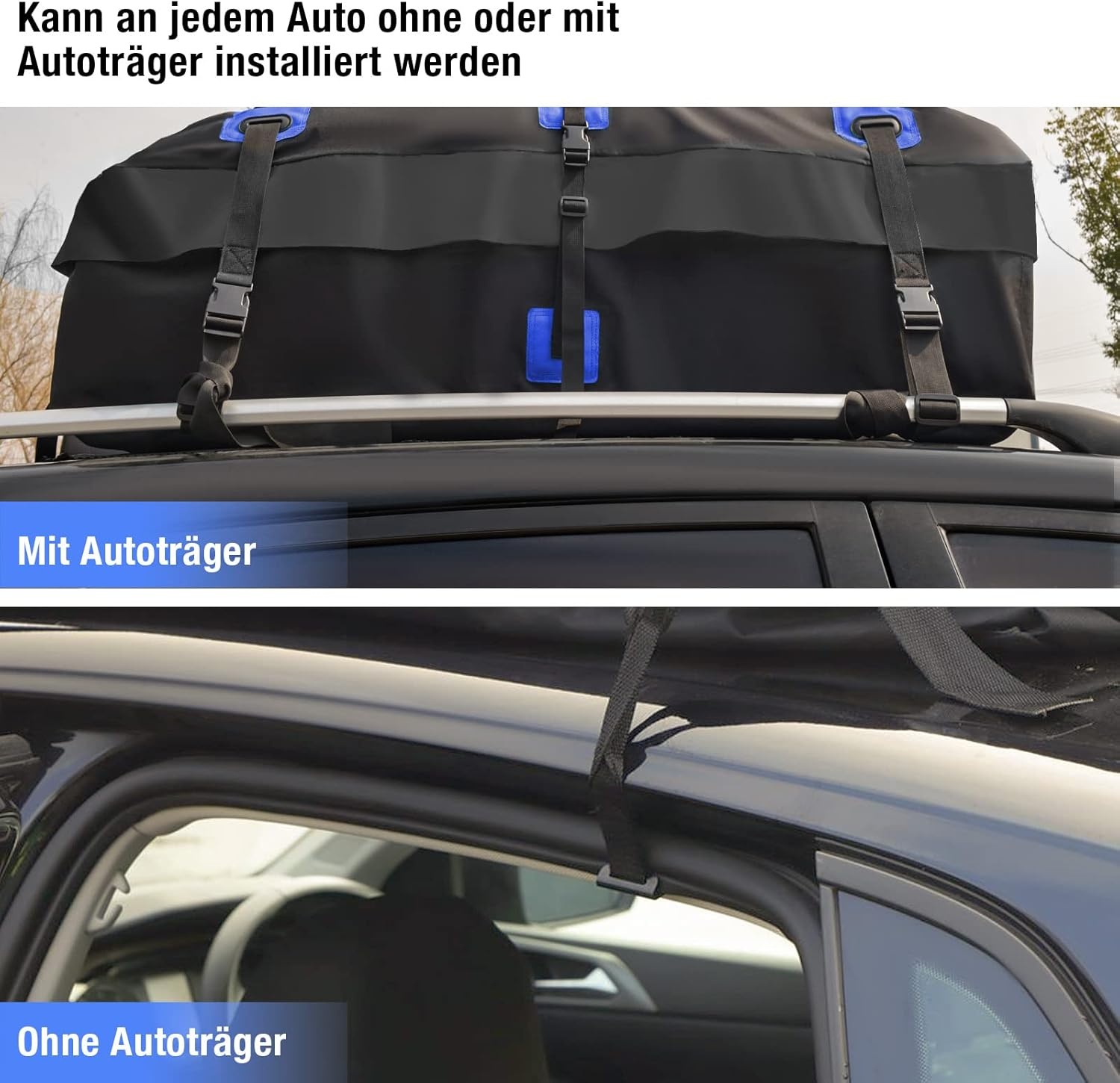 Opvouwbare Dakkoffer 425L PVC Waterdicht met Korting!