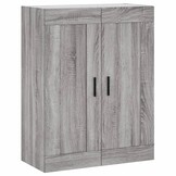 vidaXL Wandkast Grijs Sonoma Eiken 69,5x34x90 cm - 52% Korting!