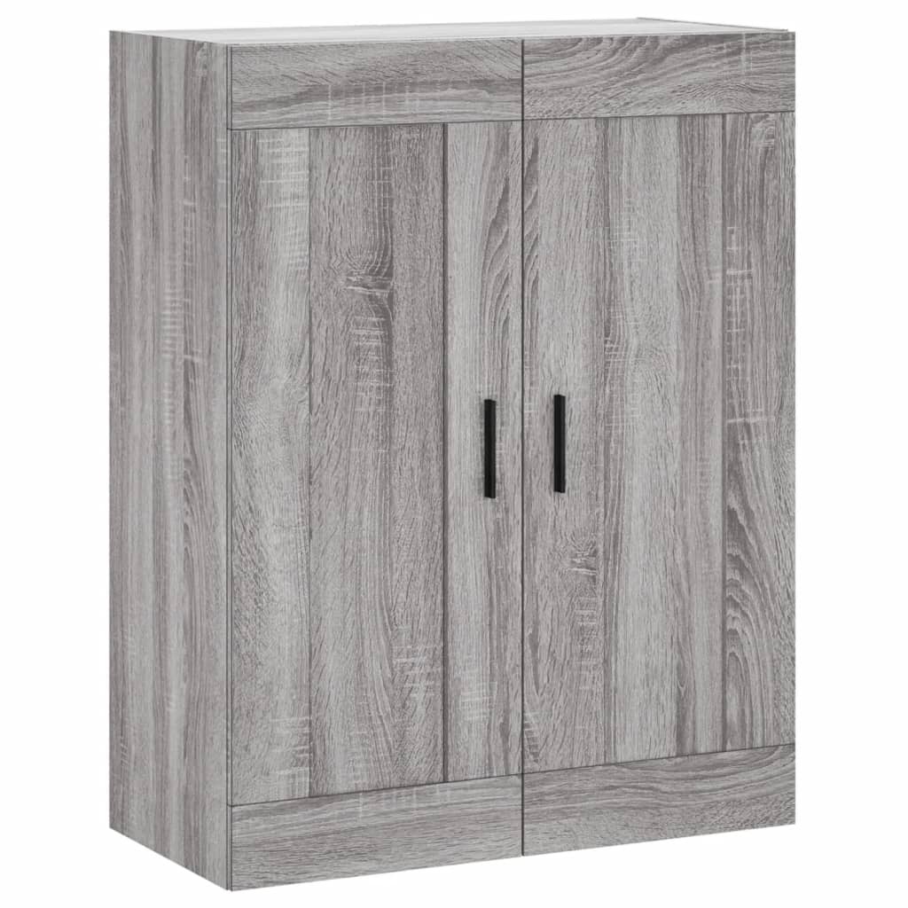 vidaXL Wandkast Grijs Sonoma Eiken 69,5x34x90 cm - 52% Korting!