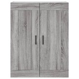 vidaXL Wandkast Grijs Sonoma Eiken 69,5x34x90 cm - 52% Korting!