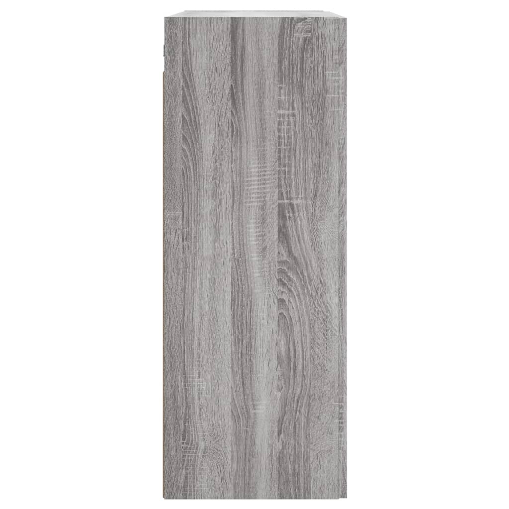 vidaXL Wandkast Grijs Sonoma Eiken 69,5x34x90 cm - 52% Korting!