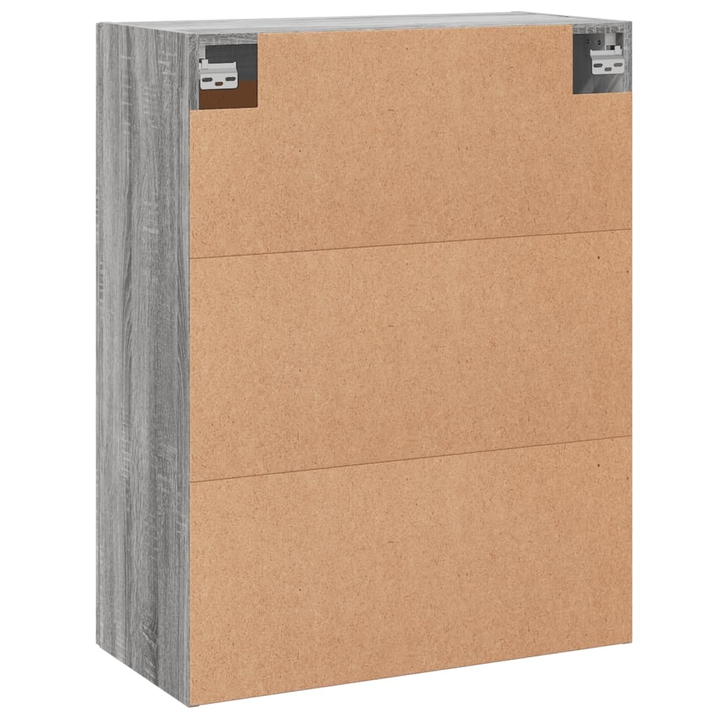 vidaXL Wandkast Grijs Sonoma Eiken 69,5x34x90 cm - 52% Korting!