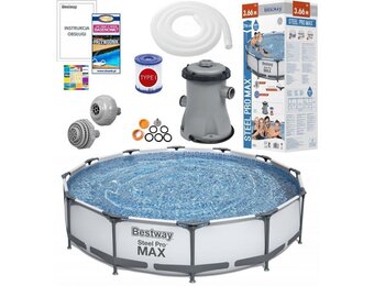 Opzetzwembad 366x76cm - Steel Pro Max | 60% Korting!