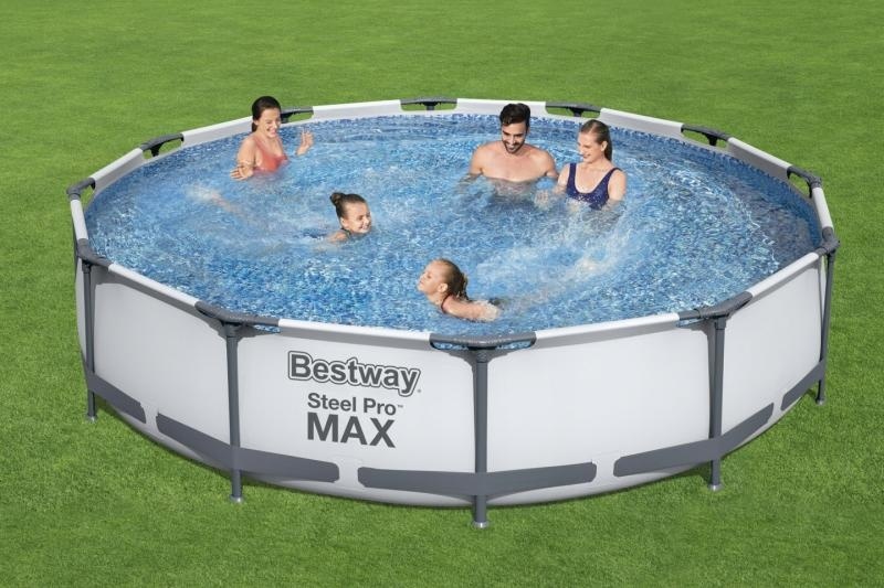 Opzetzwembad 366x76cm - Steel Pro Max | 60% Korting!