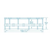 Opzetzwembad 366x76cm - Steel Pro Max | 60% Korting!
