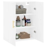 vidaXL Wandkast Wit - 69,5x34x90 cm - 53% Korting!