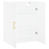 vidaXL Wandkast Wit - 69,5x34x90 cm - 53% Korting!