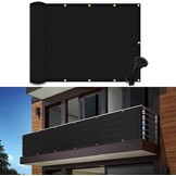 Privacyscherm Balkon Zwart 0.9x5m - 27% Korting!