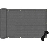 Privacyscherm Balkon Zwart 0.9x5m - 27% Korting!