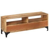 vidaXL TV-meubel Mangohout 120x35x45cm - 49% Korting