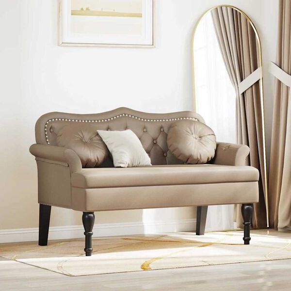 Chesterfield Bank Cappuccino Nep Leer - 35% Korting!